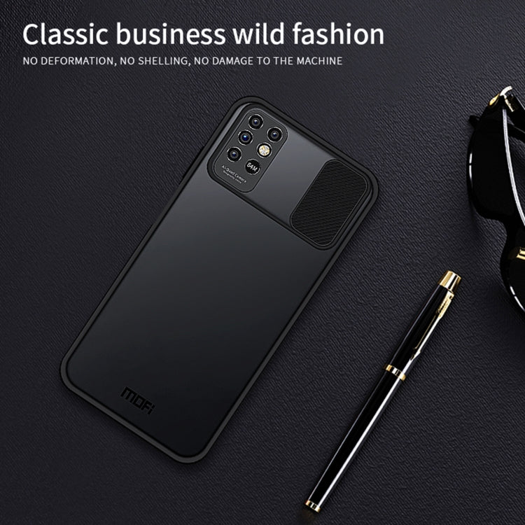 For INFINIX Note8 MOFI Xing Dun Series PC + TPU Anti-peep Waterproof And Anti-drop All-inclusive Protective Shell, Translucent Frosted(Black) - Infinix Cases by MOFI | Online Shopping South Africa | PMC Jewellery