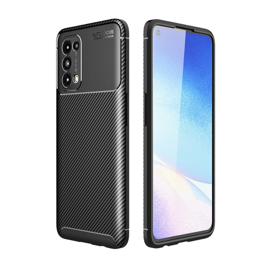 For OPPO Find X3 Neo Carbon Fiber Texture Shockproof TPU Case(Black) - OPPO Cases by PMC Jewellery | Online Shopping South Africa | PMC Jewellery | Buy Now Pay Later Mobicred