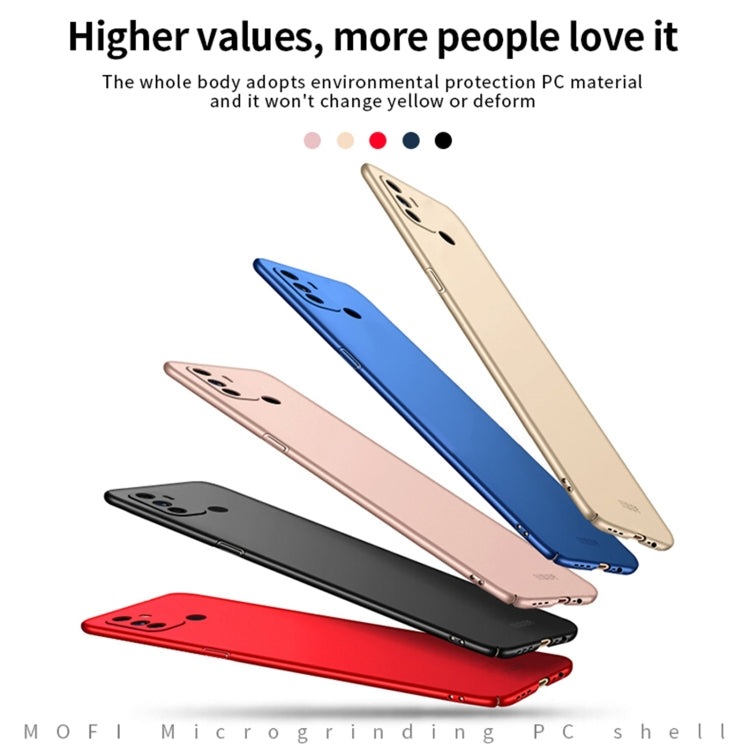 For OPPO A32 / A52 MOFI Frosted PC Ultra-thin Hard Case(Red) - OPPO Cases by MOFI | Online Shopping South Africa | PMC TechLife | Buy Now Pay Later Mobicred