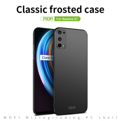 For OPPO Realme X7 MOFI Frosted PC Ultra-thin Hard Case(Black) - Realme Cases by MOFI | Online Shopping South Africa | PMC Jewellery