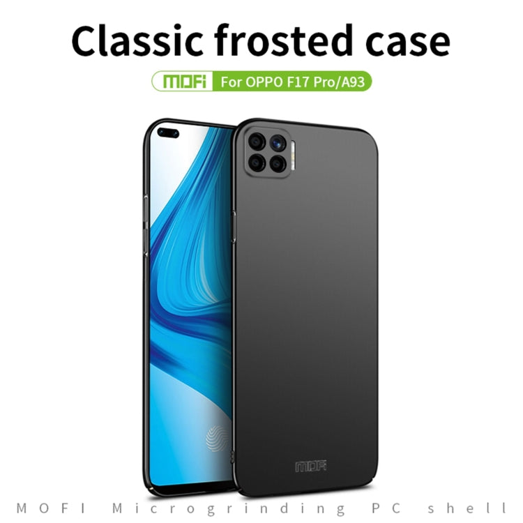 For OPPO F17 Pro / A93 MOFI Frosted PC Ultra-thin Hard Case(Red) - OPPO Cases by MOFI | Online Shopping South Africa | PMC Jewellery