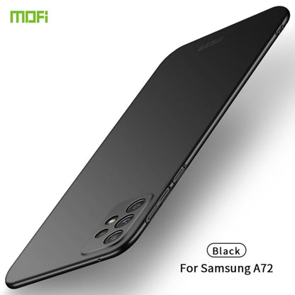 For Samsung Galaxy A72 5G / 4G MOFI Frosted PC Ultra-thin Hard Case(Black) - Galaxy Phone Cases by MOFI | Online Shopping South Africa | PMC Jewellery