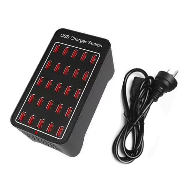 150W 25 USB Ports Fast Charger Station Smart Charger, AC 110-240V, Plug Size:AU Plug - Multifunction Charger by PMC Jewellery | Online Shopping South Africa | PMC Jewellery | Buy Now Pay Later Mobicred