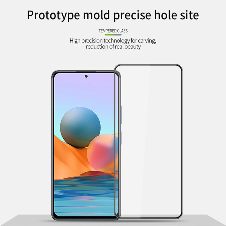 For Xiaomi Redmi Note 10 Pro / Note 10 Pro Max MOFI 9H 3D Explosion-proof Curved Screen Tempered Glass Film(Black) -  by MOFI | Online Shopping South Africa | PMC TechLife | Buy Now Pay Later Mobicred