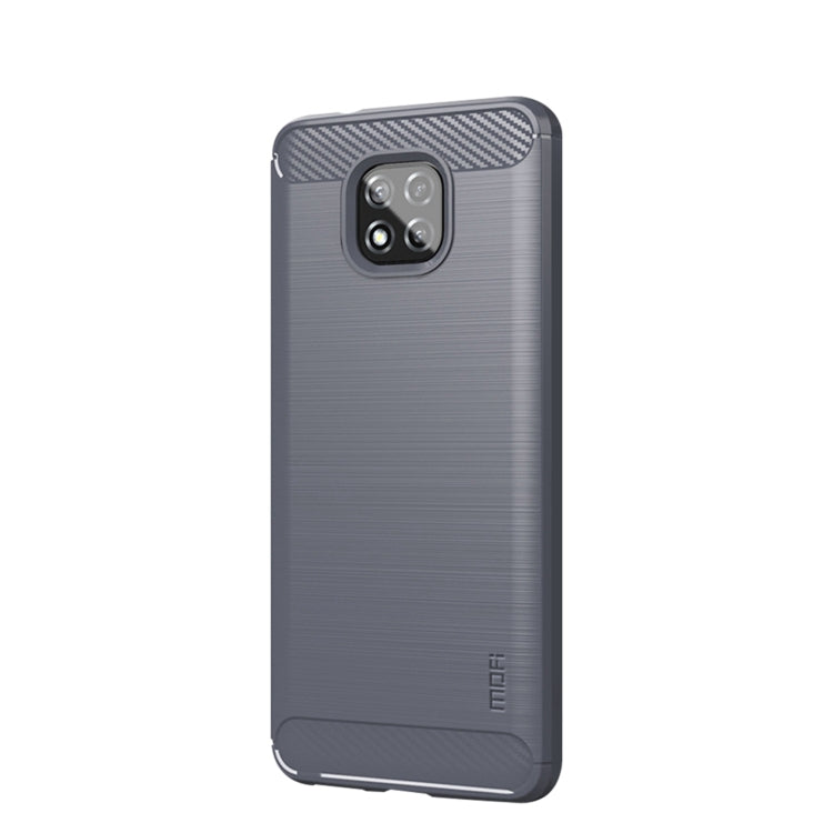 For Motorola Moto G Power 2021 MOFI Gentleness Series Brushed Texture Carbon Fiber Soft TPU Case(Gray) - Motorola Cases by MOFI | Online Shopping South Africa | PMC Jewellery