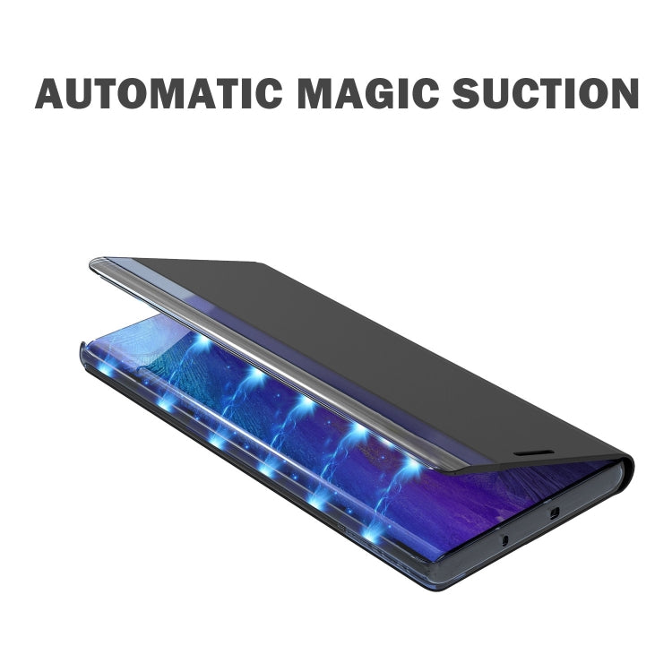 For Samsung Galaxy A32 5G Plain Texture Cloth Attraction Flip Holder Leather Phone Case(Silver) - Galaxy Phone Cases by PMC TechLife | Online Shopping South Africa | PMC TechLife
