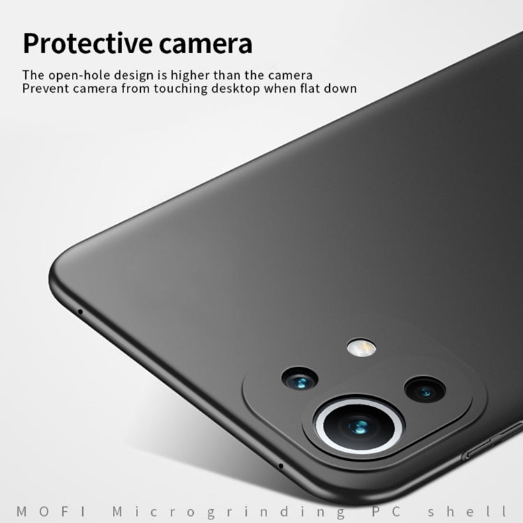 For Xiaomi Mi 11 Lite MOFI Frosted PC Ultra-thin Hard Case(Rose Gold) - Xiaomi Cases by MOFI | Online Shopping South Africa | PMC TechLife | Buy Now Pay Later Mobicred