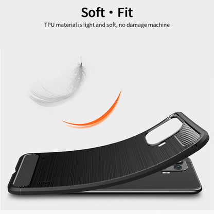 For Xiaomi Mi 11 Pro MOFI Gentleness Series Brushed Texture Carbon Fiber Soft TPU Case(Blue) - Xiaomi Cases by MOFI | Online Shopping South Africa | PMC Jewellery | Buy Now Pay Later Mobicred