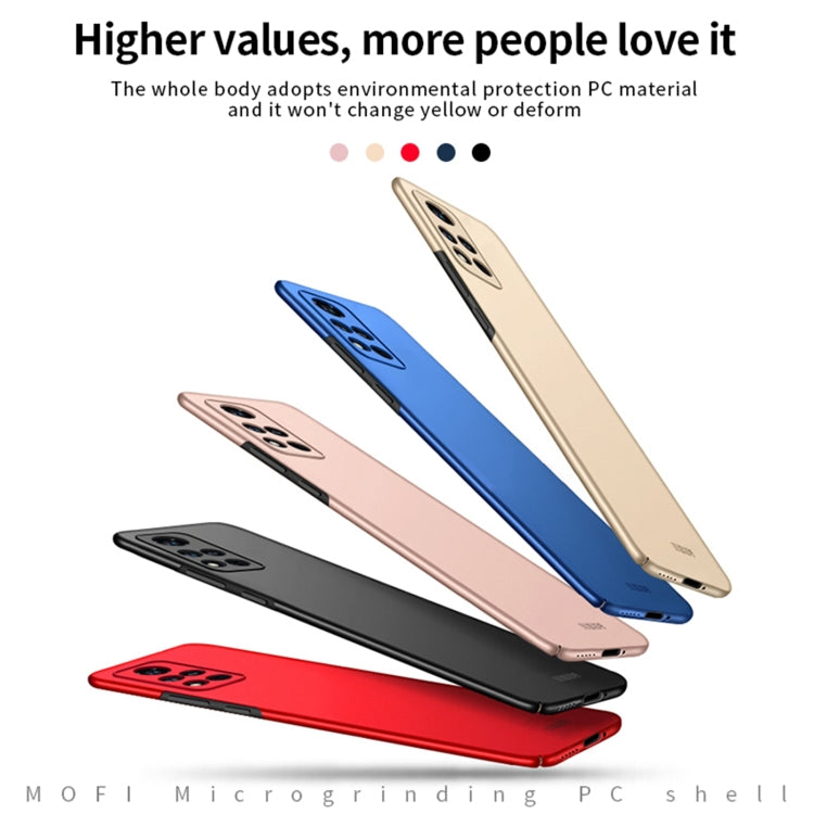 For Honor V40 MOFI Frosted PC Ultra-thin Hard Case(Red) - Honor Cases by MOFI | Online Shopping South Africa | PMC Jewellery