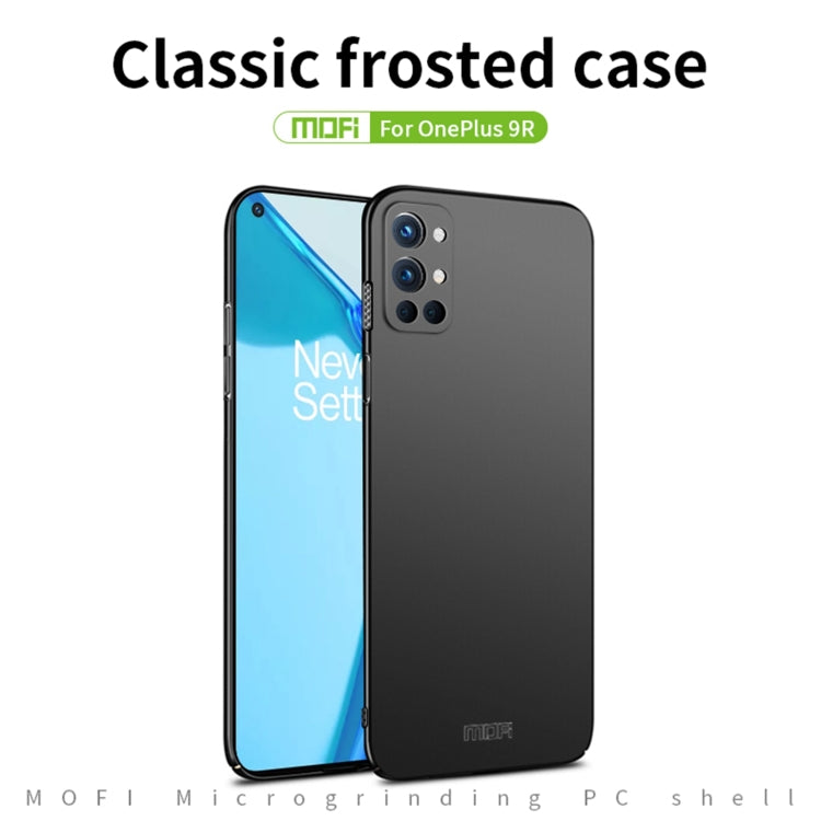 For OnePlus 9R MOFI Frosted PC Ultra-thin Hard Case(Red) - OnePlus Cases by MOFI | Online Shopping South Africa | PMC TechLife | Buy Now Pay Later Mobicred