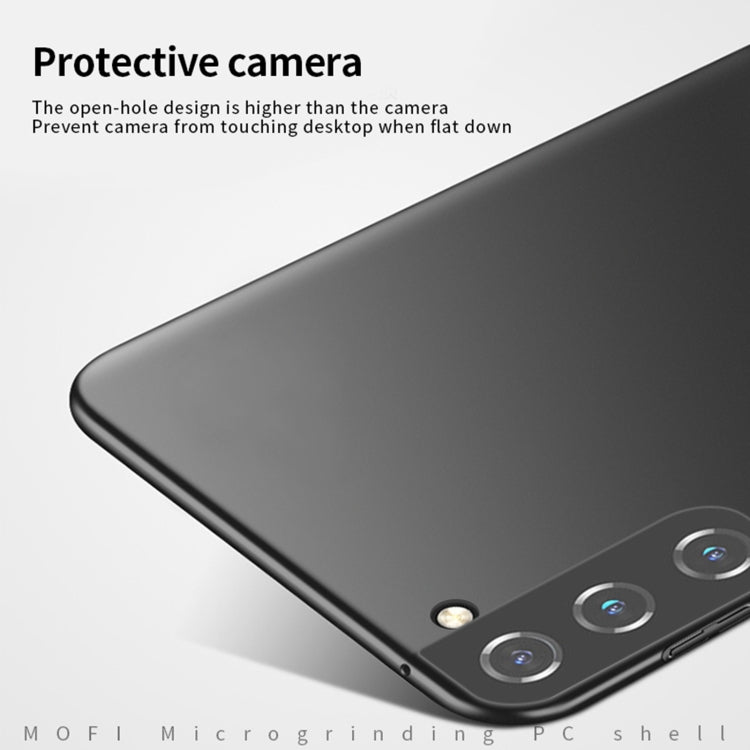 For Samsung Galaxy S21 FE MOFI Frosted PC Ultra-thin Hard Case(Blue) - Galaxy Phone Cases by MOFI | Online Shopping South Africa | PMC TechLife