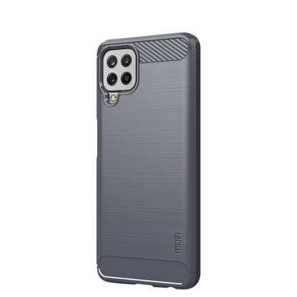 For Samsung Galaxy A22 4G MOFI Gentleness Series Brushed Texture Carbon Fiber Soft TPU Case(Gray) - Galaxy Phone Cases by MOFI | Online Shopping South Africa | PMC Jewellery