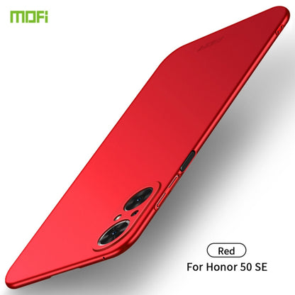 For Honor 50 SE MOFI Frosted PC Ultra-thin Hard Case(Red) - Honor Cases by MOFI | Online Shopping South Africa | PMC Jewellery