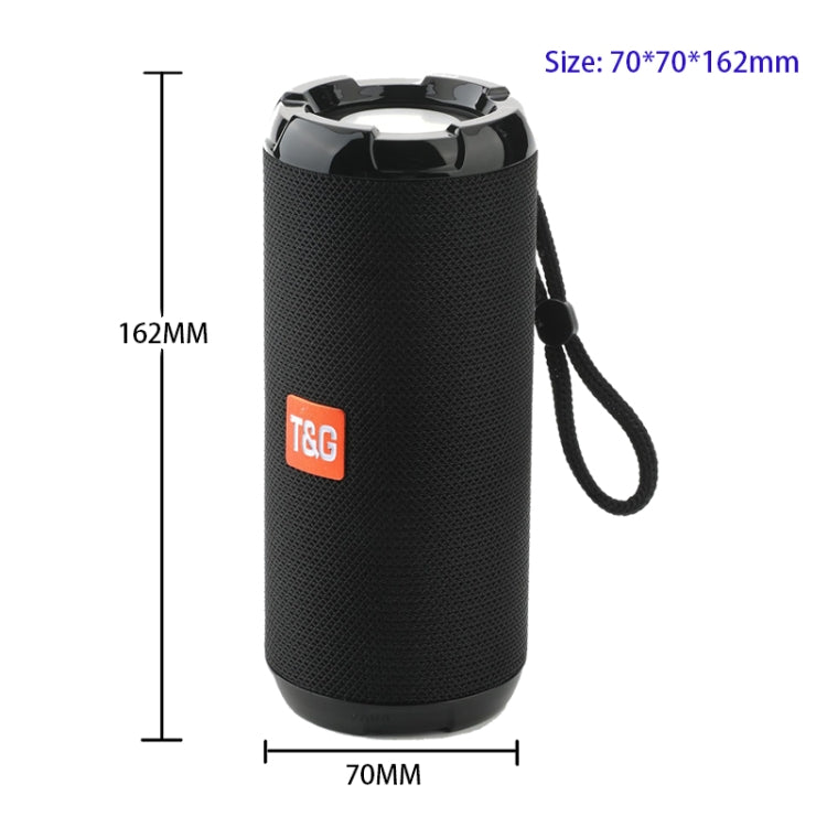 T&G TG621 Portable Waterproof 3D Stereo Wireless Speaker, Support FM Radio / TWS / TF Card(Black) - Waterproof Speaker by T&G | Online Shopping South Africa | PMC Jewellery | Buy Now Pay Later Mobicred