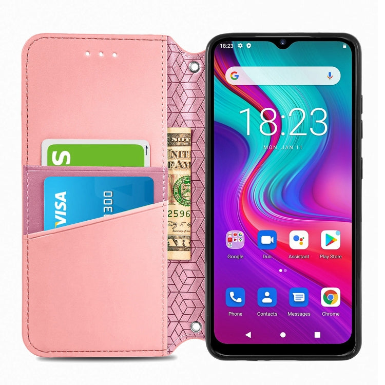 For Doogee X96 Pro Blooming Mandala Embossed Pattern Magnetic Horizontal Flip Leather Case with Holder & Card Slots & Wallet(Pink) - More Brand by PMC Jewellery | Online Shopping South Africa | PMC Jewellery | Buy Now Pay Later Mobicred