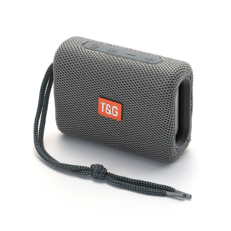 T&G TG313 Portable Outdoor Waterproof Bluetooth Speaker Subwoofer Support TF Card FM Radio AUX(Gray) - Desktop Speaker by T&G | Online Shopping South Africa | PMC Jewellery | Buy Now Pay Later Mobicred