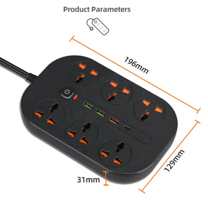 T21 PD3.0 + QC3.0 Multi-Hole Socket Plug 3000W High Power Socket, AU Plug(White) - Extension Socket by PMC Jewellery | Online Shopping South Africa | PMC Jewellery | Buy Now Pay Later Mobicred