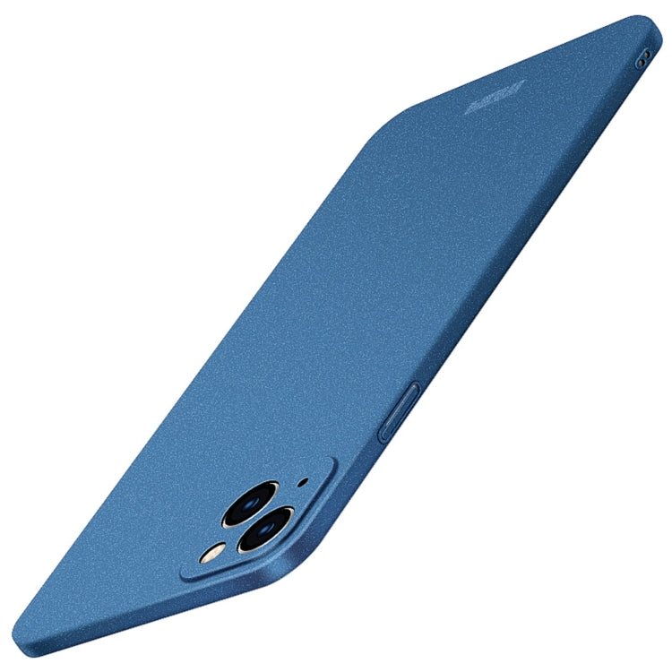 For iPhone 13 mini MOFI Fandun Series Frosted PC Ultra-thin All-inclusive Protective Case (Blue) - iPhone 13 mini Cases by MOFI | Online Shopping South Africa | PMC TechLife | Buy Now Pay Later Mobicred