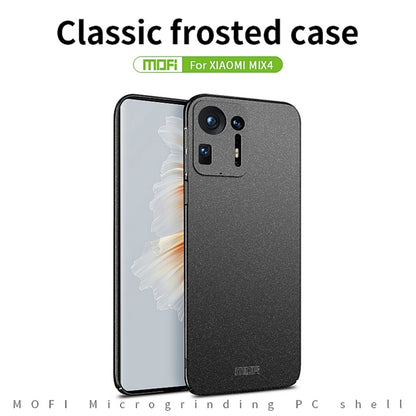 For Xiaomi Mix 4 MOFI Fandun Series Frosted PC Ultra-thin All-inclusive Case(Grey) - Xiaomi Cases by MOFI | Online Shopping South Africa | PMC Jewellery