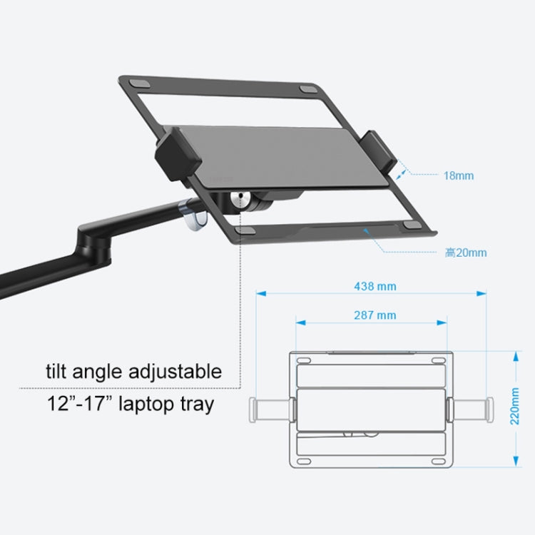 UP-9L Multifunction Laptop Floor Stand - Laptop Stand by PMC Jewellery | Online Shopping South Africa | PMC Jewellery | Buy Now Pay Later Mobicred