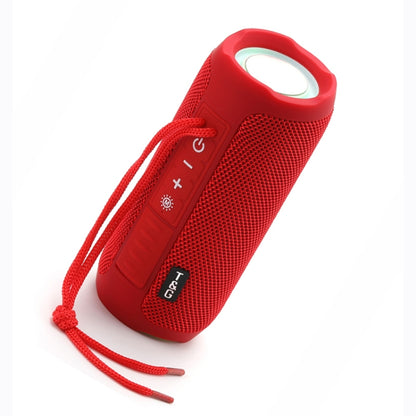 T&G TG227 Outdoor Portable Waterproof Bluetooth Music Speaker with LED Support FM / TF / USB(Red) - Desktop Speaker by T&G | Online Shopping South Africa | PMC Jewellery | Buy Now Pay Later Mobicred