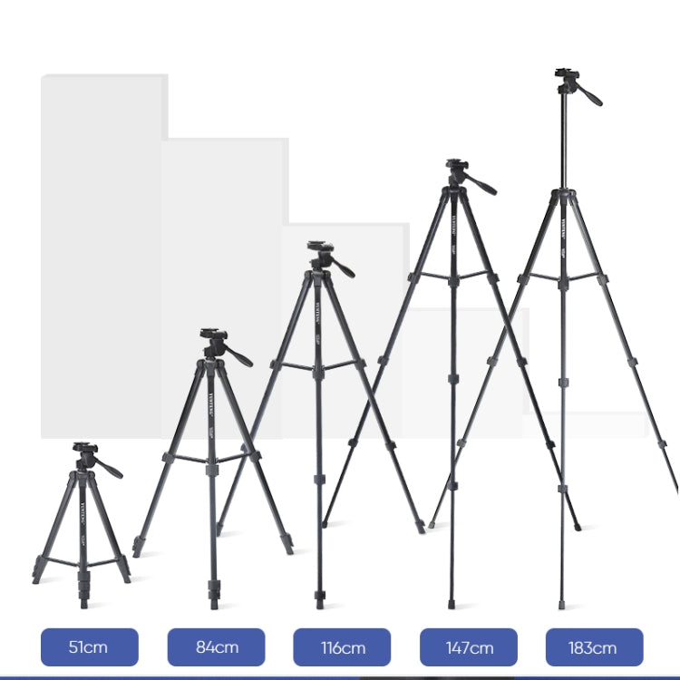 YUNTENG VCT-618N 1.8m Aluminum Tripod Mount - free shipping - PMC TechLife - Order now!