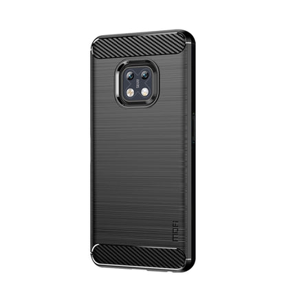 For Nokia XR20 MOFI Gentleness Series Brushed Texture Carbon Fiber Soft TPU Case(Black) - Nokia Cases by MOFI | Online Shopping South Africa | PMC Jewellery