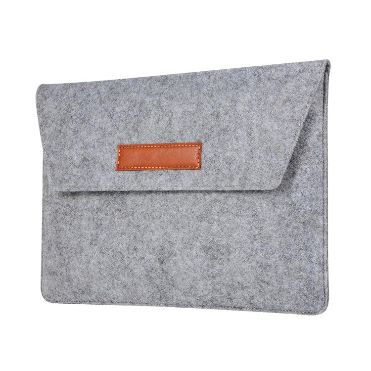 Felt Liner Bag Computer Bag Notebook Protective Cover For 13 inch(Grey) - 13.3 inch by PMC TechLife | Online Shopping South Africa | PMC TechLife | Buy Now Pay Later Mobicred