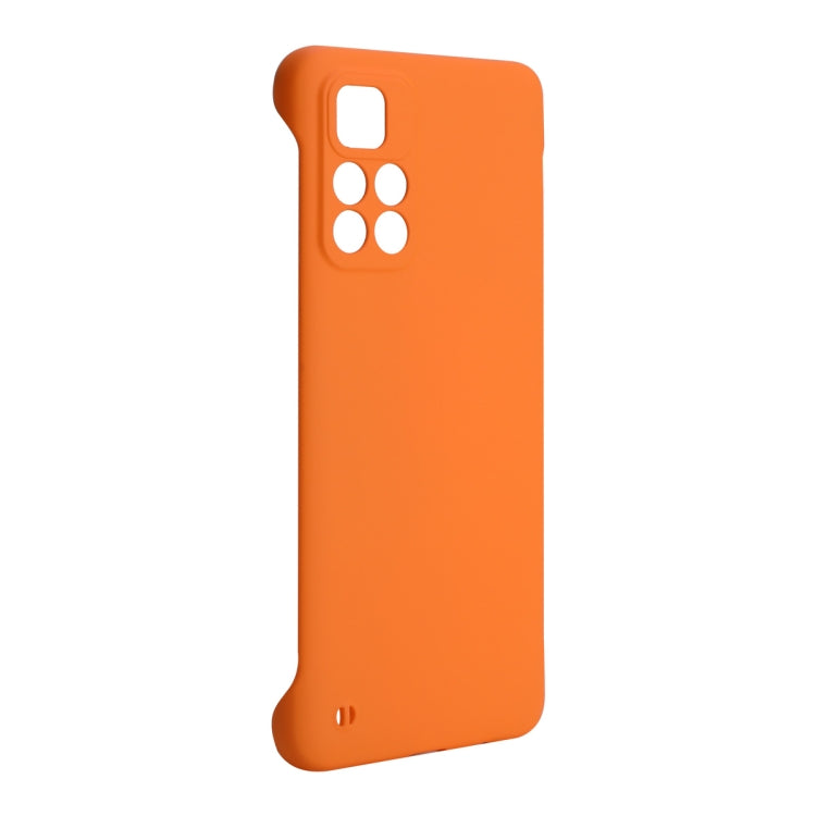 For Xiaomi Redmi Note 11 Pro / Pro+ 5G ENKAY Matte Frameless Hard PC Case(Orange) - Xiaomi Cases by ENKAY | Online Shopping South Africa | PMC Jewellery | Buy Now Pay Later Mobicred