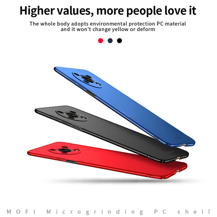 For Honor X30 5G MOFI Frosted PC Ultra-thin Hard Case(Black) - Honor Cases by MOFI | Online Shopping South Africa | PMC TechLife | Buy Now Pay Later Mobicred