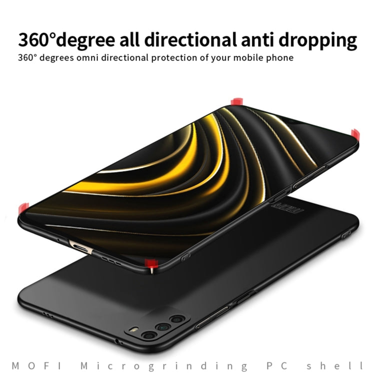 For Xiaomi Poco M3 / Redmi 9T MOFI Frosted PC Ultra-thin Hard Case(Blue) - Xiaomi Cases by MOFI | Online Shopping South Africa | PMC TechLife