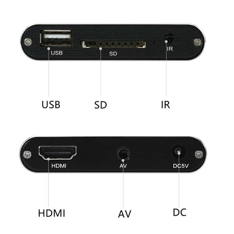 X9 HD Multimedia Player 4K Video Loop USB External Media Player AD Player(UK  Plug) - Multimedia Player by PMC Jewellery | Online Shopping South Africa | PMC Jewellery | Buy Now Pay Later Mobicred