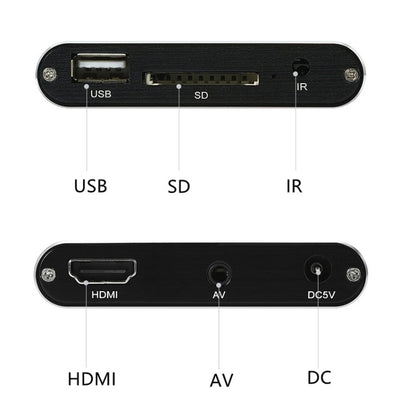 X9 HD Multimedia Player 4K Video Loop USB External Media Player AD Player(US Plug) - Multimedia Player by PMC Jewellery | Online Shopping South Africa | PMC Jewellery | Buy Now Pay Later Mobicred