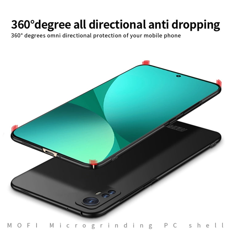 For Xiaomi 12 / 12X MOFI Frosted PC Ultra-thin Hard Phone Case(Red) - Xiaomi Cases by MOFI | Online Shopping South Africa | PMC TechLife