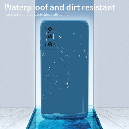 For Xiaomi Redmi K50 Gaming PINWUYO Sense Series Liquid Silicone TPU Phone Case(Black) - More Brand by PINWUYO | Online Shopping South Africa | PMC Jewellery | Buy Now Pay Later Mobicred