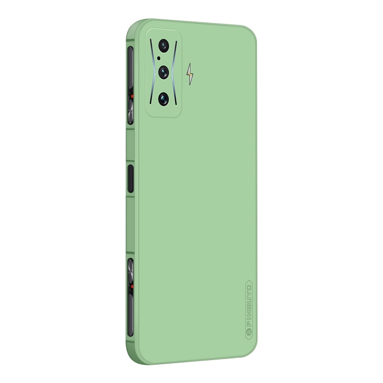 For Xiaomi Redmi K50 Gaming PINWUYO Sense Series Liquid Silicone TPU Phone Case(Green) - More Brand by PINWUYO | Online Shopping South Africa | PMC Jewellery | Buy Now Pay Later Mobicred