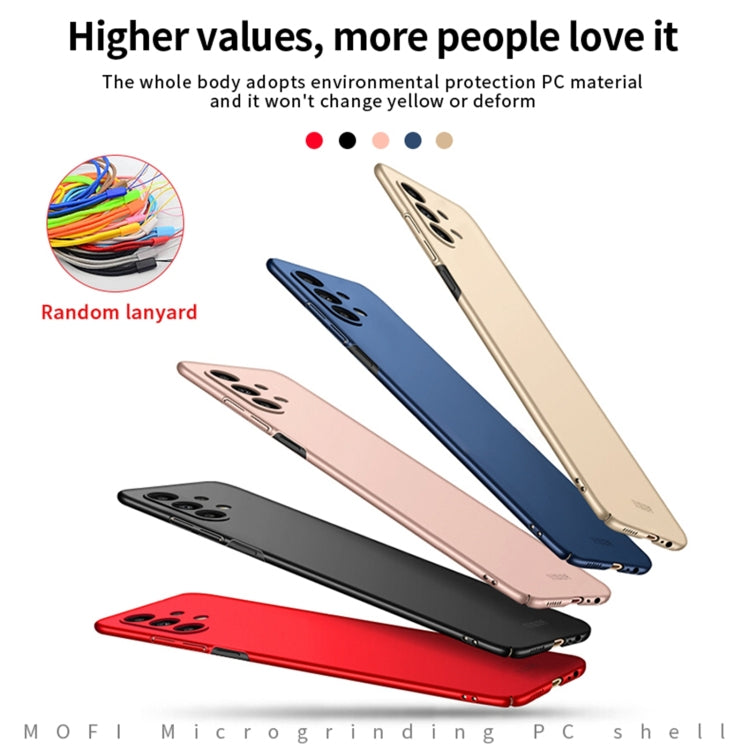 For Samsung Galaxy A13 4G MOFI Frosted PC Ultra-thin Hard Case(Blue) - free shipping - PMC TechLife - Order now!