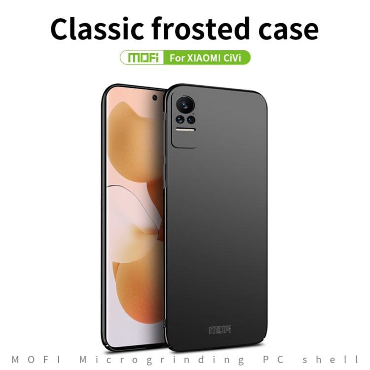 For Xiaomi Civi MOFI Frosted PC Ultra-thin Hard Case(Black) - Xiaomi Cases by MOFI | Online Shopping South Africa | PMC Jewellery