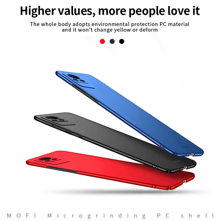 For Xiaomi Civi MOFI Frosted PC Ultra-thin Hard Case(Blue) - Xiaomi Cases by MOFI | Online Shopping South Africa | PMC Jewellery