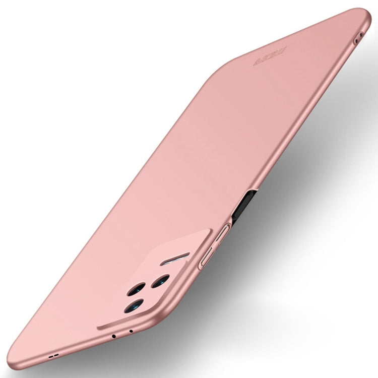 For Xiaomi Redmi K50 / K50 Pro MOFI Frosted PC Ultra-thin Hard  Phone Case(Rose Gold) - Xiaomi Cases by MOFI | Online Shopping South Africa | PMC Jewellery