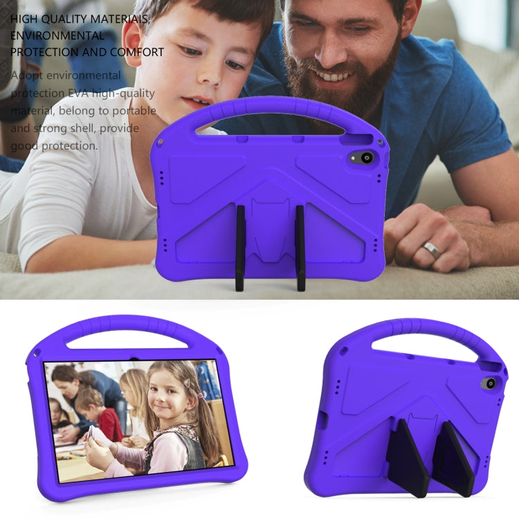 For Motorola Moto Tab G70 EVA Shockproof Tablet Case with Holder(Purple) - Others by PMC TechLife | Online Shopping South Africa | PMC TechLife | Buy Now Pay Later Mobicred