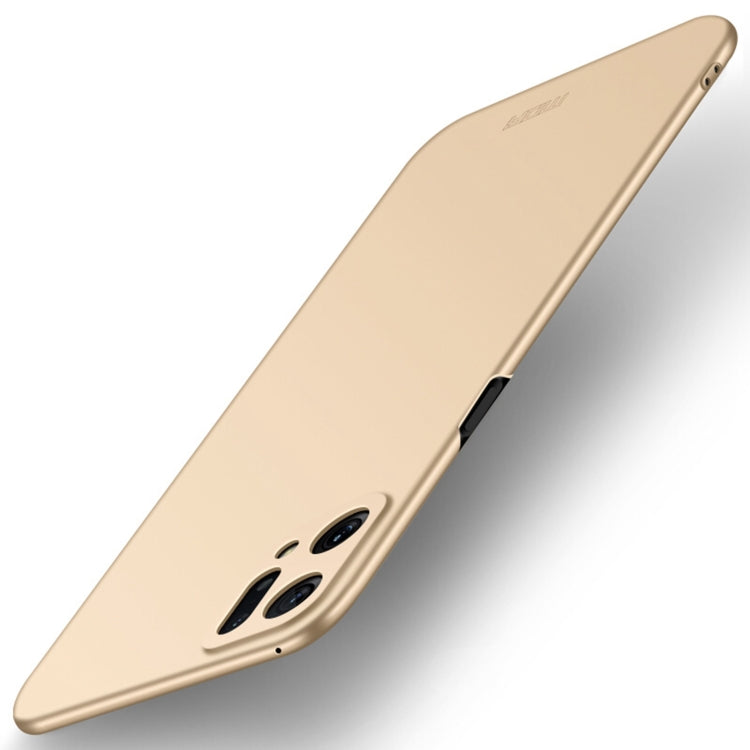 For OPPO Find X5 MOFI Frosted PC Ultra-thin Hard Case(Gold) - free shipping - PMC TechLife - Order now!