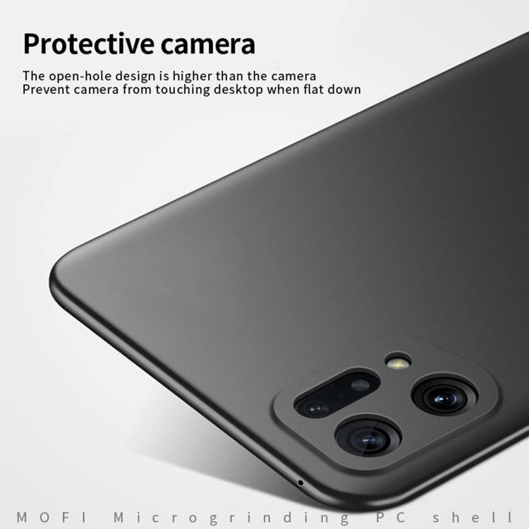 For OPPO Find X5 MOFI Frosted PC Ultra-thin Hard Case(Gold) - free shipping - PMC TechLife - Order now!