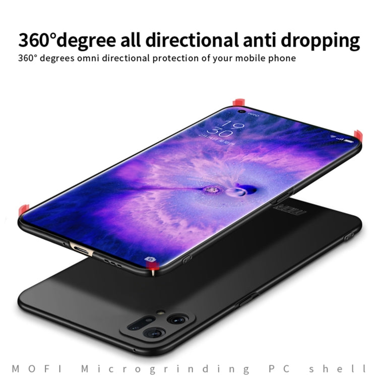 For OPPO Find X5 MOFI Frosted PC Ultra-thin Hard Case(Gold) - free shipping - PMC TechLife - Order now!