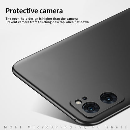 For OPPO Reno7 4G / F21 Pro 4G MOFI Frosted PC Ultra-thin Hard Case(Black) - OPPO Cases by MOFI | Online Shopping South Africa | PMC Jewellery