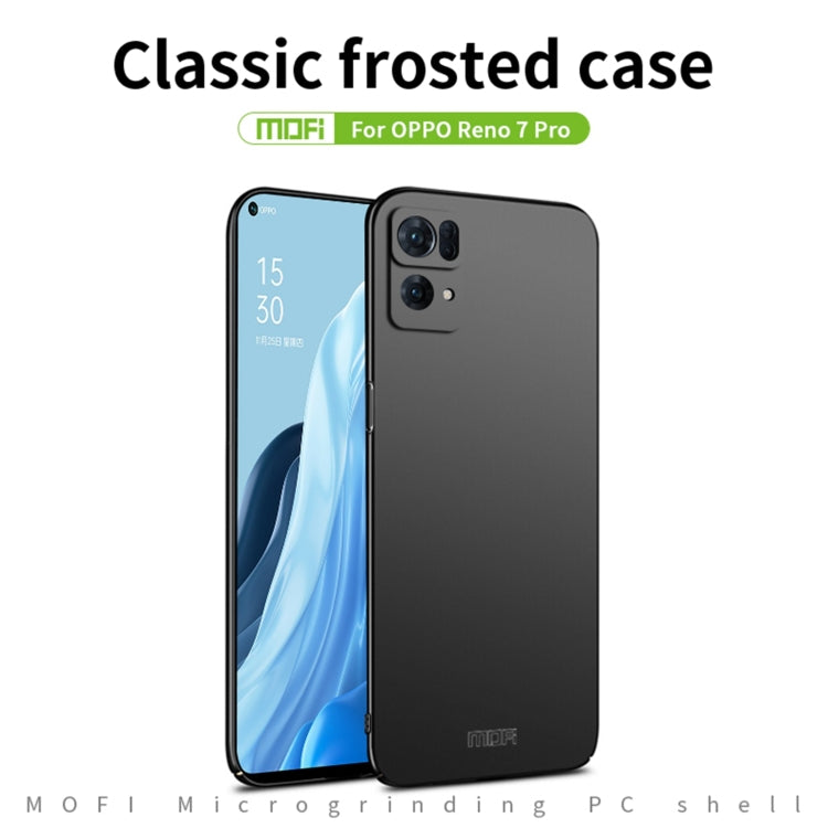 For OPPO Reno7 Pro MOFI Frosted PC Ultra-thin Hard Case(Red) - free shipping - PMC TechLife - Order now!