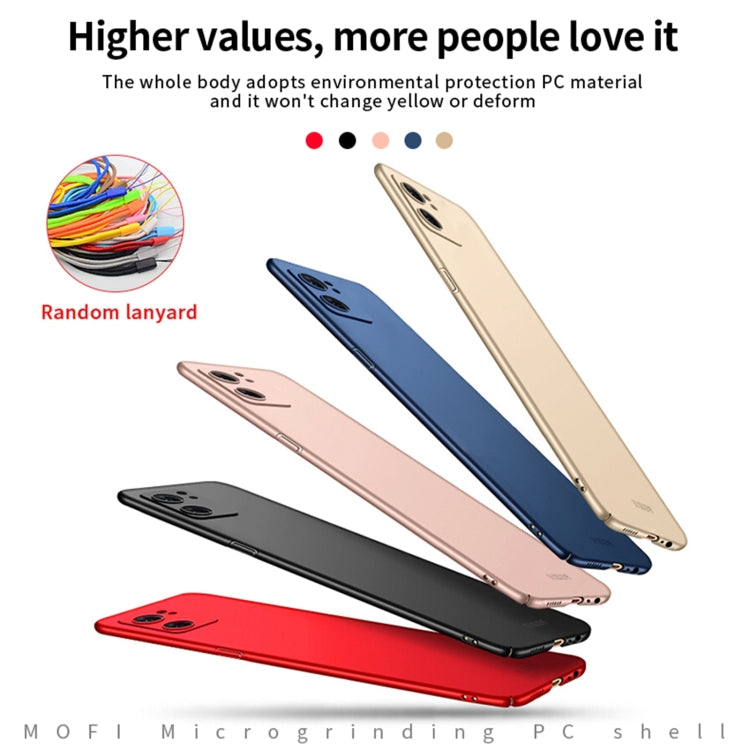 For OPPO Find X5 MOFI Frosted PC Ultra-thin Hard Case(Black) - free shipping - PMC TechLife - Order now!