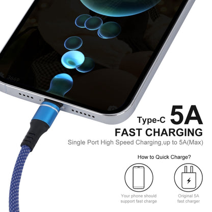 ENKAY ENK-CB121 1.5m 3 in 1 USB 3.0 to Type-C / 8 Pin / Micro USB 5A Fast Charging Cable(Black+Red) - Multifunction Cable by ENKAY | Online Shopping South Africa | PMC Jewellery | Buy Now Pay Later Mobicred