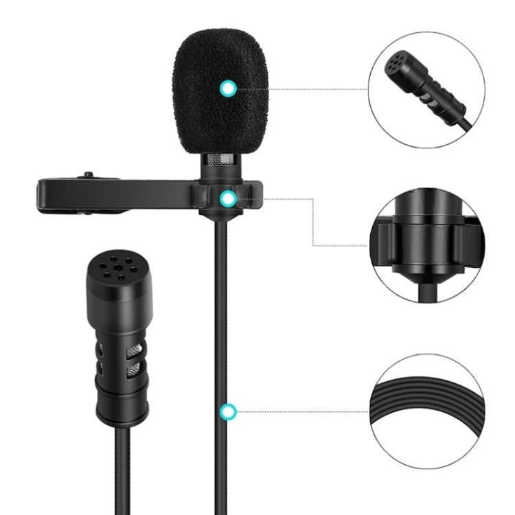 Yanmai R955 Mini Teaching Live Interview Wired Condenser Lavalier Lapel Microphone - Microphone by Yanmai | Online Shopping South Africa | PMC TechLife | Buy Now Pay Later Mobicred