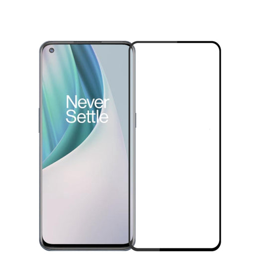 For OnePlus Nord 2T MOFI 9H 2.5D Full Screen Tempered Glass Film(Black) - OnePlus Tempered Glass by MOFI | Online Shopping South Africa | PMC Jewellery